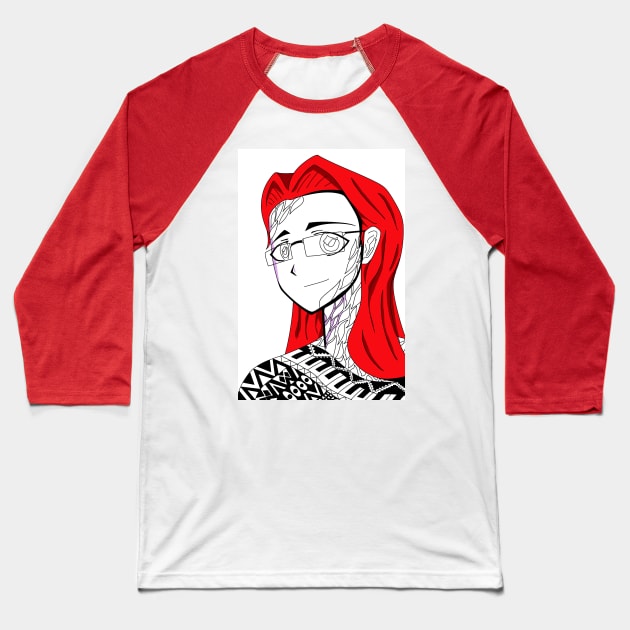 diana the beautiful woman in ecopop art Baseball T-Shirt by jorge_lebeau